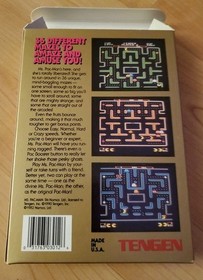 Ms. Pac Man Tengen  Nintendo NES 1990 ORIGINAL OWNER SALE 