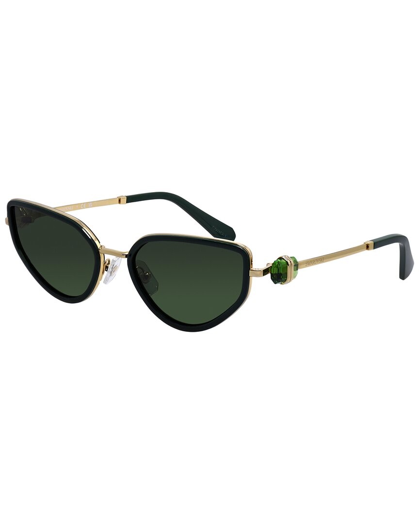 Swarovski Womens Sk7027 56Mm Sunglasses Womens Gold 23390₽