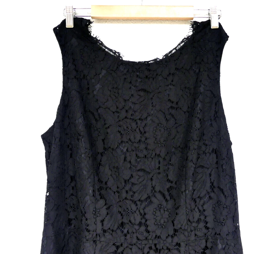 NEXT UK Black Lace PLAYSUIT Size UK 20 R NWT Romper Cocktail Gothcore Sexy - image 2 of 4