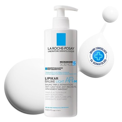 La RochePosay Lipikar Baume AP+M Light, Sanfte Körperbehandlung, Geeignet für ...