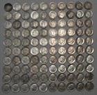 100 90% Silver Roosevelt Dimes, Mixed Dates, Mint Marks , 2 Rolls