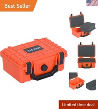 Waterproof Hard Case with Custom Foam for Cameras & Drones - 8.12"x6.56"