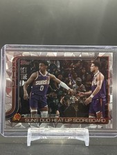 2025-26 Topps #294 Heat Check!: Suns Duo Heat Up Scoreboard Diamante