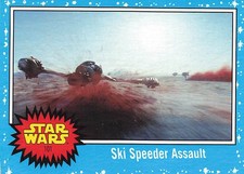 2017 Topps Reise nach Star Wars Die letzten Jedi Ski Speeder Assault #101
