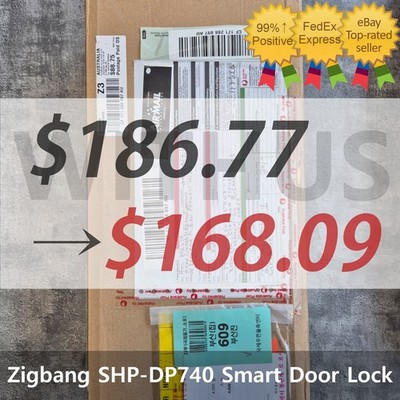 [CLEARANCE] Zigbang SHP-DP740 Smart Door Lock Push Black