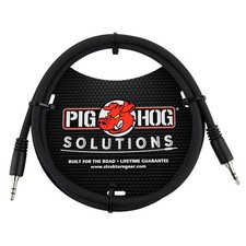 Pig Hog Solutions 3.5mm TRS to 3.5mm TRS Adapter Cable 3 ft. 6 ft.