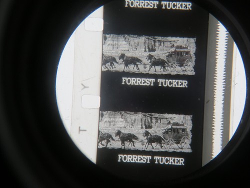 16mm STAGECOACH TO FURY (1956) ADAPTIERTES ZIELFERNROHR s/w Western Spielfilm. - Bild 4 von 17