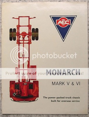 AEC MONARCH Mk V & VI Trucks Commercial Sales Prospekt Jan 1964 #700