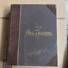 Antique Art Book The Art Journal 1875 D. Appleton Co Publishers Engraved Plates