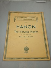 Hanon The Virtuoso Pianist in 60 Exercises Piano Book I Volume 1071 Schirmer