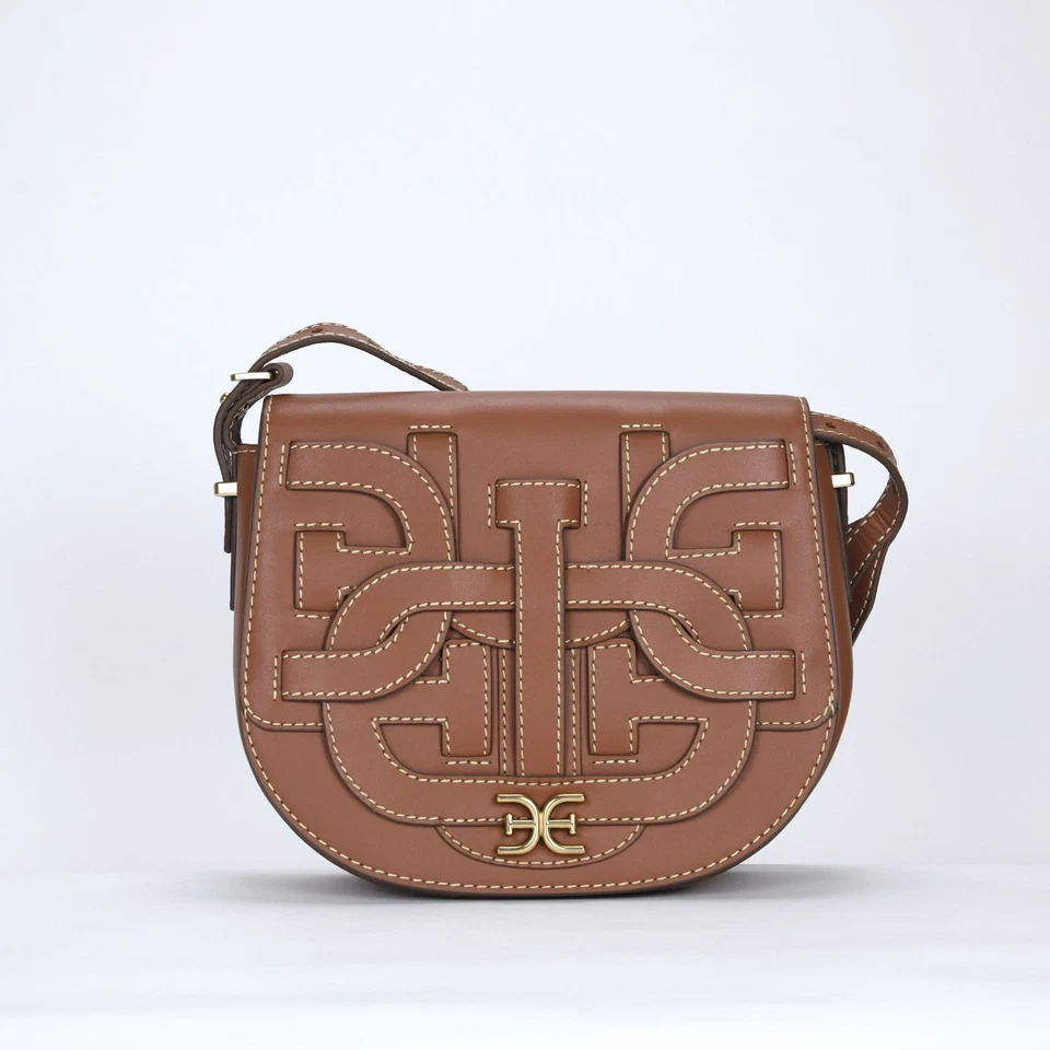 Небольшая седельная сумка Sam Edelman Bay — коньяк - Изображение 2 из 4