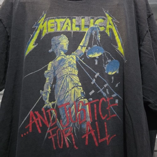 Metallica …And Justice for All Black Shirt Sz XL Me 1990s vintage concert t-shirt, vintage, size XL, single stitch, B+ condition