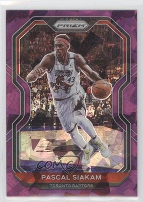 2020-21 Panini Prizm Purple Ice Prizm 46/175 Pascal Siakam #134 hs9
