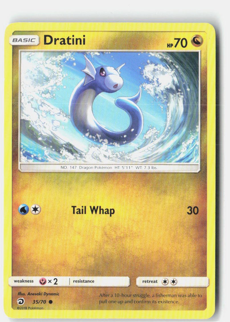 Pokemon TCG Card Dratini Common 35/70 NM