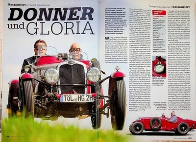Oldtimer Praxis 01/2019 Triumph Gloria Special mit 95PS Restaurierung - ein inte