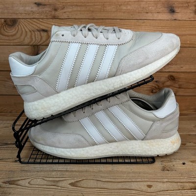 Adidas Turnschuhe Herren Größe UK 12,5 I-5923 Cloud White Beige Originals Boost Schuhe