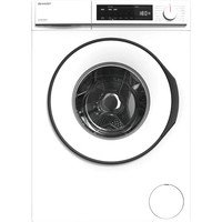 Sharp Washing Machine 8kg 1400rpm A-Rated - White - ES-NFB814BWNA-EN