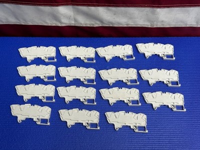 Lot of 15 TE Connectivity  Entrelec, ZK4-4P PI-Spring clamp Terminal Block