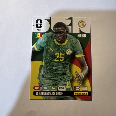 El Hadji Malick Diouf FIFA WORLD CUP 2026 Karte # 423. Neu