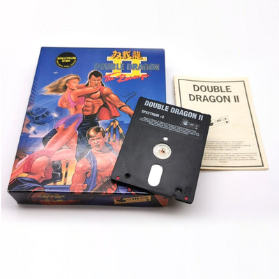 Double Dragon II The Revenge ZX Spectrum +3 Disk Spiel CIB 1989 Virgin getestet