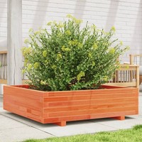 PflanzküBel BlumenküBel Blumenkasten Pflanzkasten Wachsbraun Massivholz Vidaxl