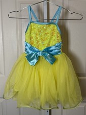 Weissman Children's Yellow/Blue Dance Costume Size SC