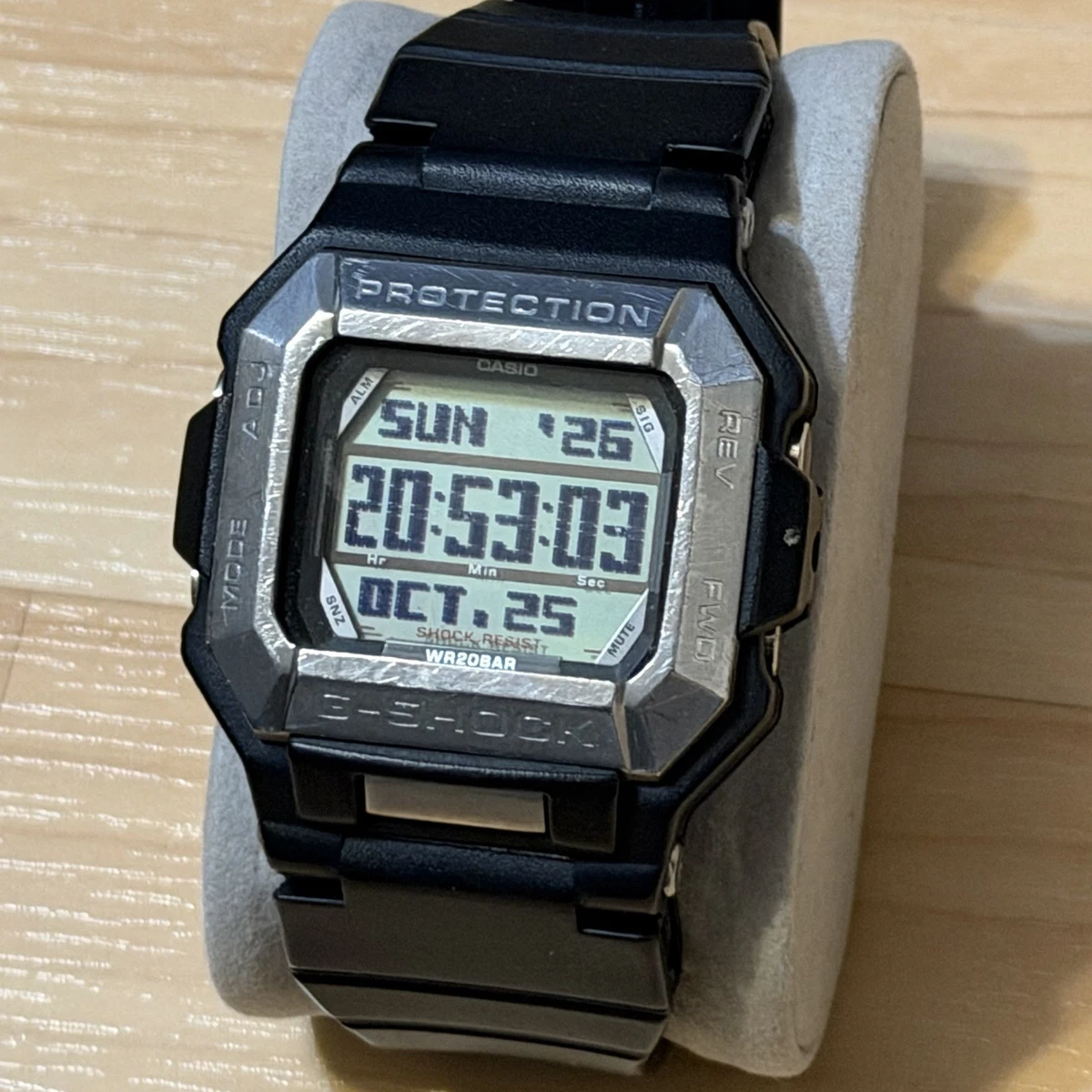 Reloj digital Casio G-Shock G-7800-1 múltiples fuentes mensajes negro G7800 7800
