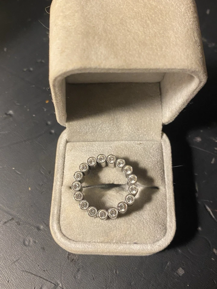 SWATCH Anello Bijoux mod. LUSTRO in Acciaio con Zirconi Bianchi - Immagine 3 di 4