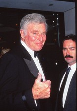 Filmdia Charlton Heston Chanel store opening Beverly Hills Slide 35mm L58-5-2