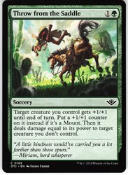 Throw from the Saddle 185 Outlaws of Thunder Junction - MTG Common
