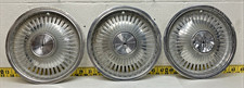 Oem Set Of 3 14 Hub Cap Wheel Cover 00410220 00412662 1972-73 Oldsmobile 5572