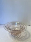 MIXING BOWLS TWO PINK DEPRESSION GLASS
