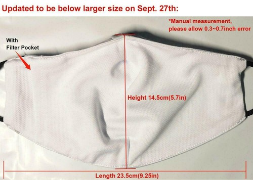 Halloween Horror Adult Scary Face Mask Reusable Stephen King IT Pennywise Clown - Picture 3 of 7