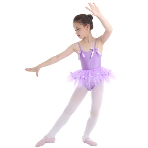 Mädchen Ballett Trikot Kleid Tanz Tutu Kinder Gymnastik Rock Tanzkleidung Kostüm - Bild 102 von 109