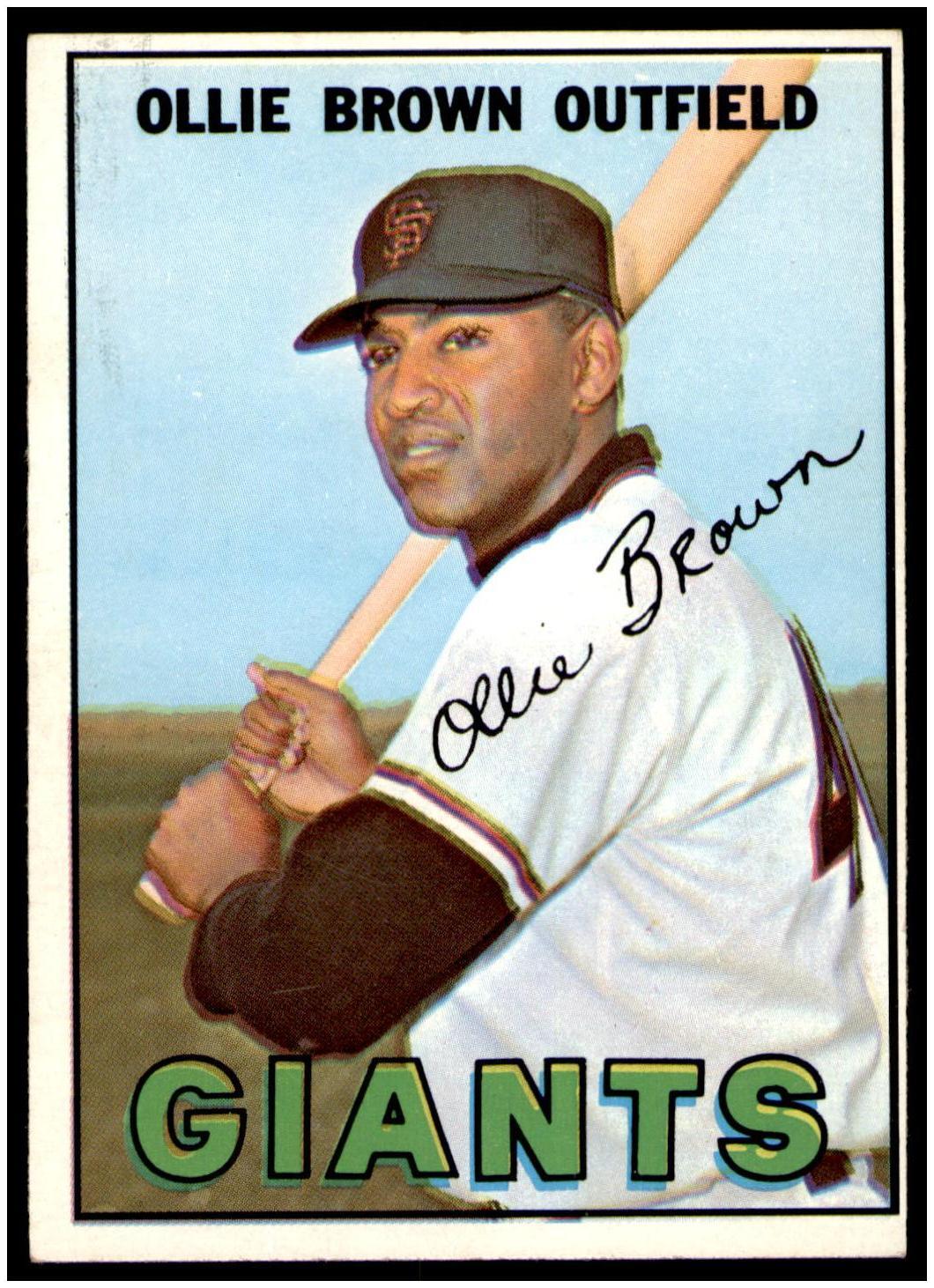 1967 Topps #83 Ollie Brown
