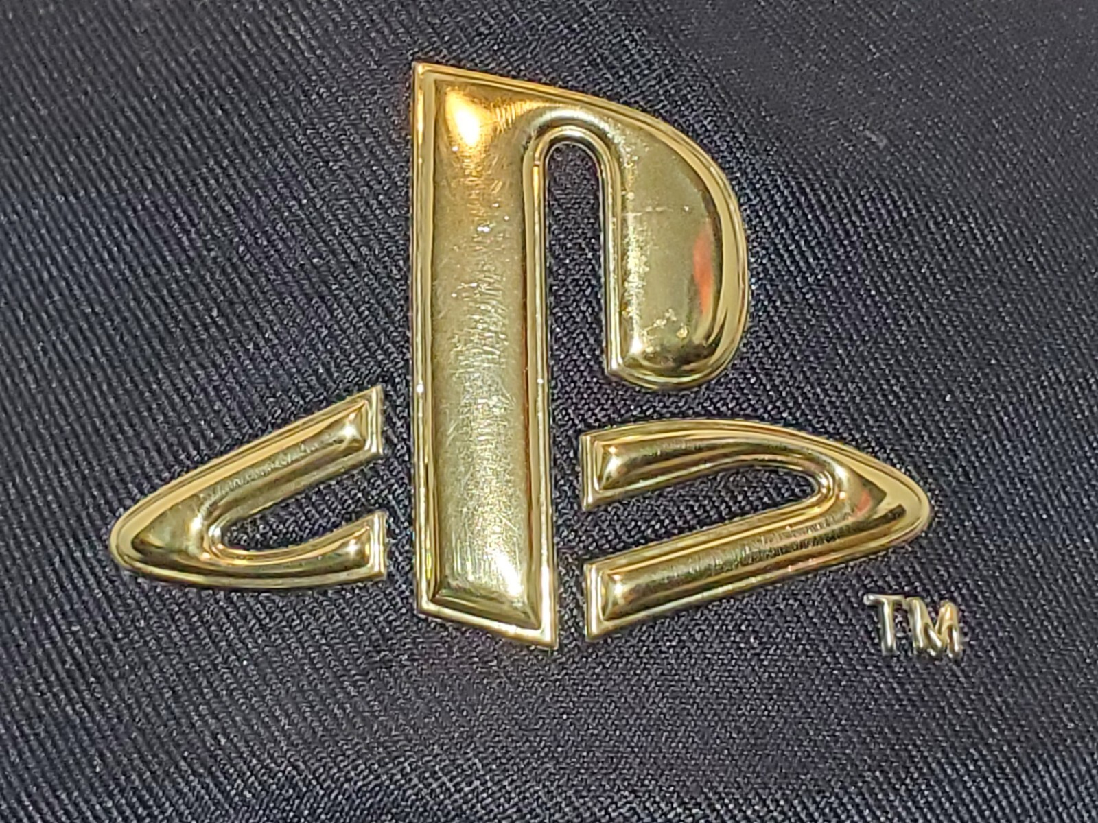 Playstation Hat Cap Baseball Snap Back Black Gold… - image 1