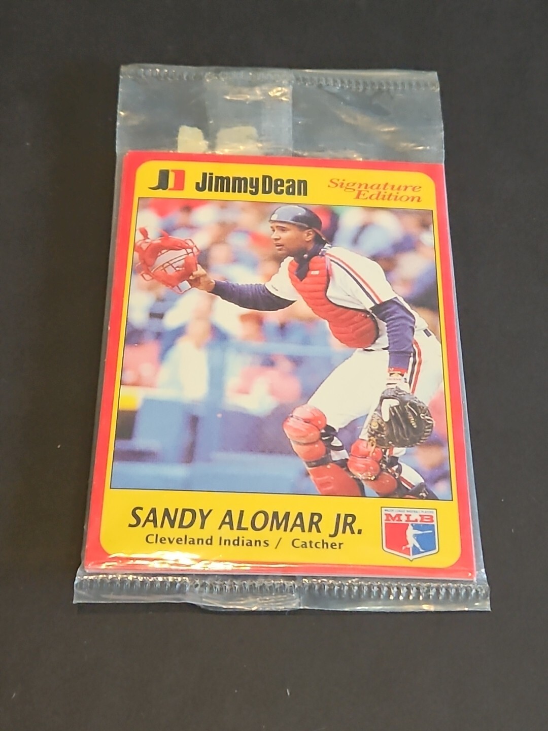 1991 JIMMY DEAN SIGNATURE EDITION SEALED 3 CARD PACK SANDY ALOMAR DAVE JUSTICE 