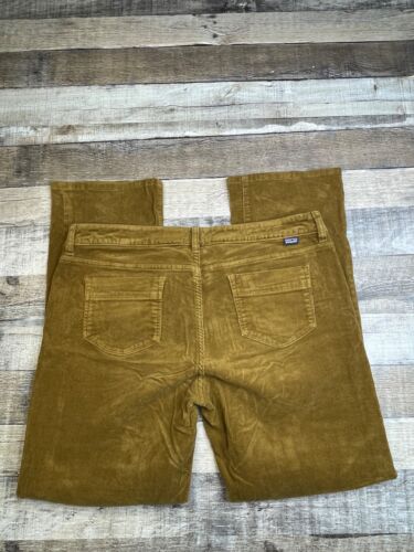 Patagonia Womens Size 32 Corduroy Pants Organic Cotton Low Rise Brown 55060