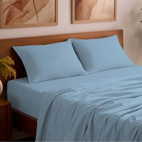 Mellanni 4-Piece Bed Sheet Set- Deep Pocket, Wrinkle, Stain Resistant Microfiber - Picture 72 of 193