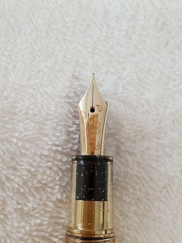 Rare Sailor × Ancora Pro Gear Slim 14K Fountain Pen SAKURA M Nib Unused - Picture 3 of 7