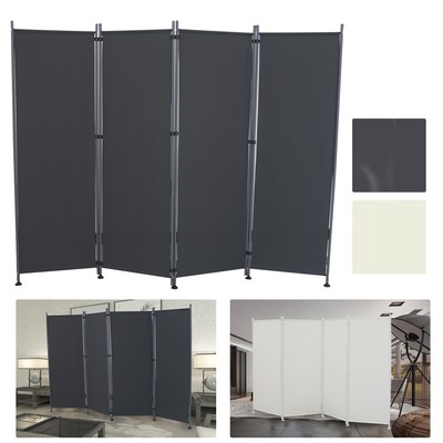 Sichtschutz Raumteiler Paravent Spanische Wand Stellwand Raumtrenner 215cm Beige
