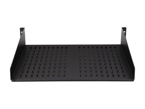 StarTech.com CABSHELFV 2U 16 in Universal Vented Rack Mount Cantilever Shelf - - Picture 2 of 5