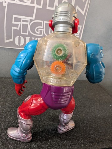 ROBOTO 1985 He-Man Master Universe HEROIC MotU 5,5" Actionfigur Spielzeug ROBOT + AX - Bild 5 von 7