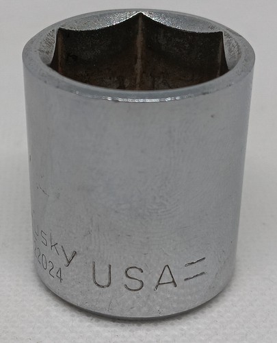 Husky 3/8" Drive 6 Puntos SAE Enchufe Poco Profundo Hecho en EE. UU. Elige Tu Talla - Imagen 12 de 16
