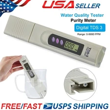 Digital TDS3 PPM Meter, Home Drinking Tap Water Quality Purity Test/Tester