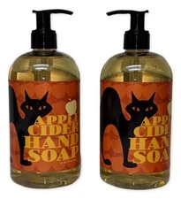 Set of 2 Greenwich Bay APPLE CIDER Shea Butter Fall Hand Soap, 16oz. Each