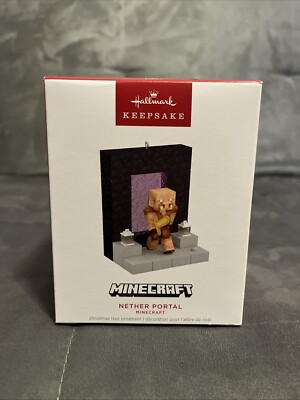 Hallmark Keepsake Ornament 2024 MINECRAFT Nether Portal w/Light NIP