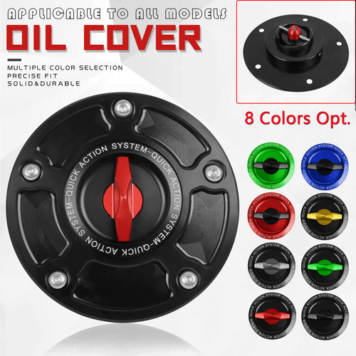 For Suzuki GSXR 600 GSXR750 GSX-R 1000 04-18 CNC Keyless Gas Fuel Tank Cap Cover
