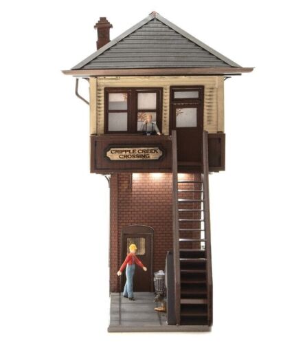 Rare ! Retired Cripple Creek SIGNAL TOWER BUILDING! O GAUGE Authorized Dealer - Picture 3 of 3