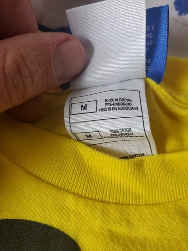 Y2K VTG Mars M&Ms Candy Yellow Peanut Mega Print AOP T-Shirt Men’s Size Med+ - Picture 3 of 6